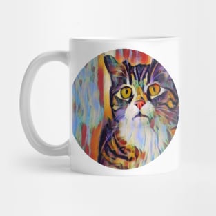 Alert floppy cat Mug